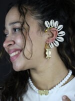 Bijou d'oreille en cauris