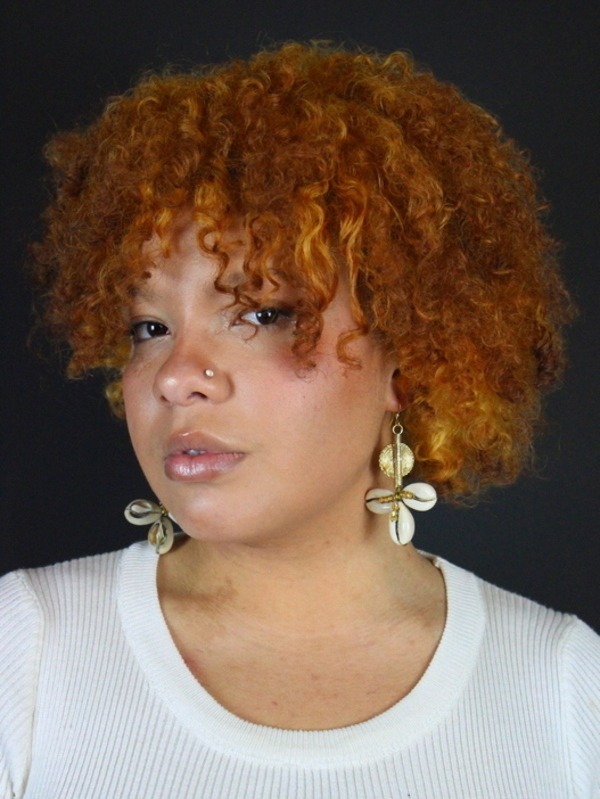 Boucles d'oreilles en Poids Akan et cauris