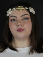 Collier en cauris avec poids Akan