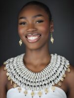Collier en cauris et Poids Akan