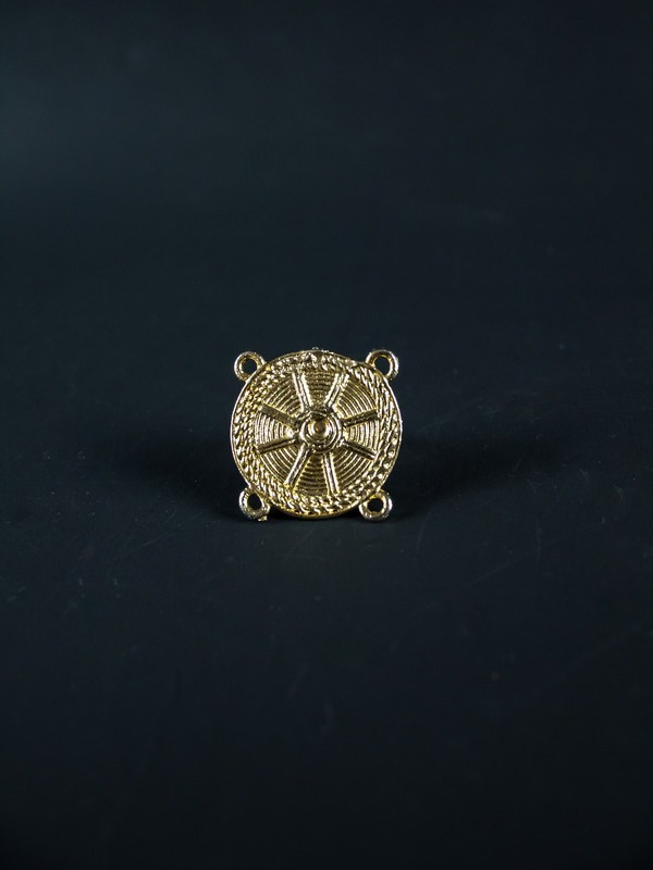 Bague En poids Akan - Roue marine - Bague unisexe