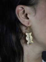 Boucles d'oreilles en Poids Akan Tam-tam