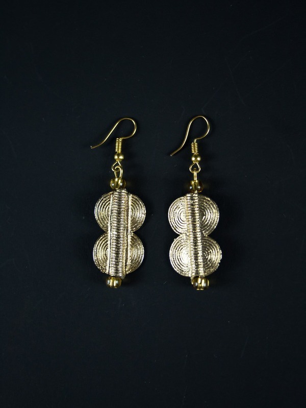 Boucles d'oreilles en Poids Akan