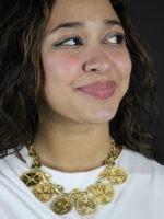 Collier mixte en Poids Akan – Bijou de tête-Bijou modulable