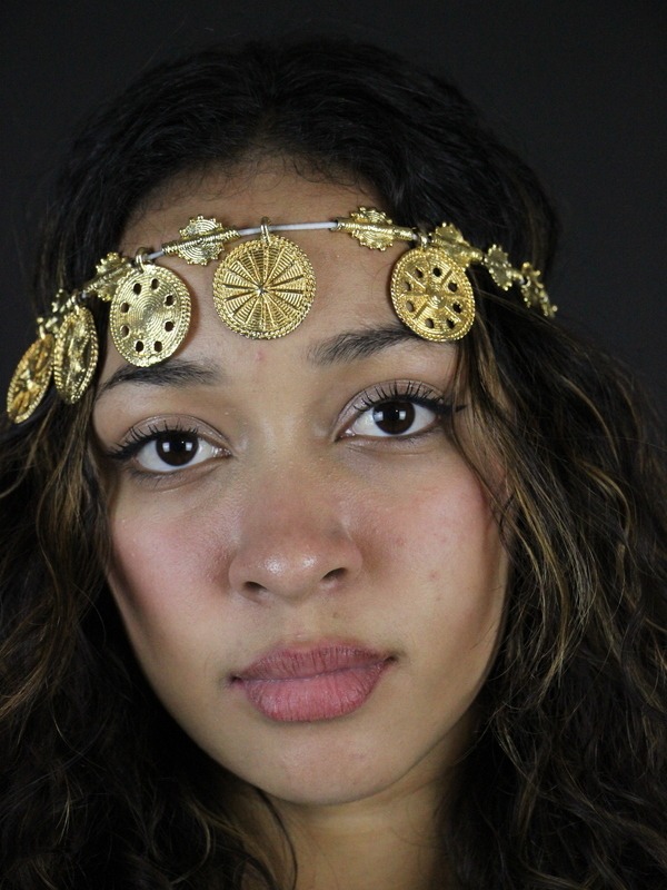 Collier mixte en Poids Akan – Bijou de tête-Bijou modulable
