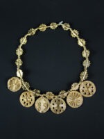 Collier mixte en Poids Akan – Bijou de tête-Bijou modulable