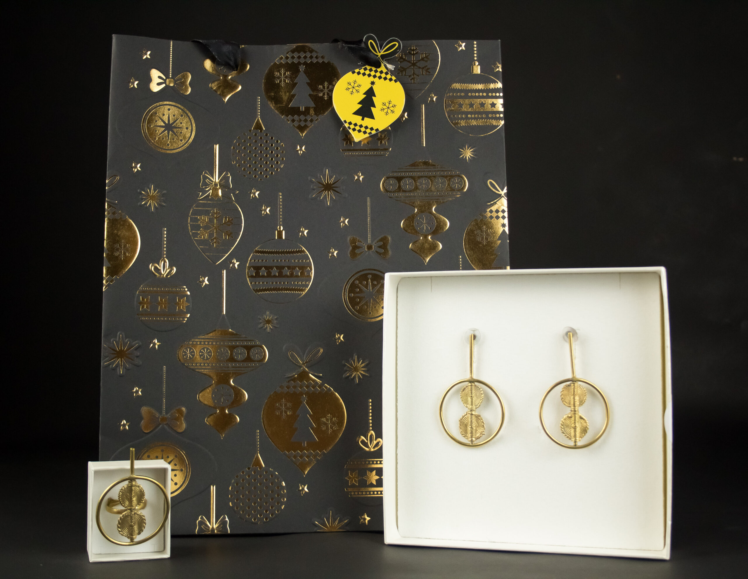 Coffret Ornement Akan de deux bijoux