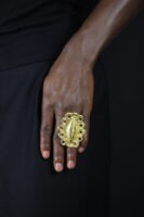 Bague en Poids Akan ovale - Pièce unique