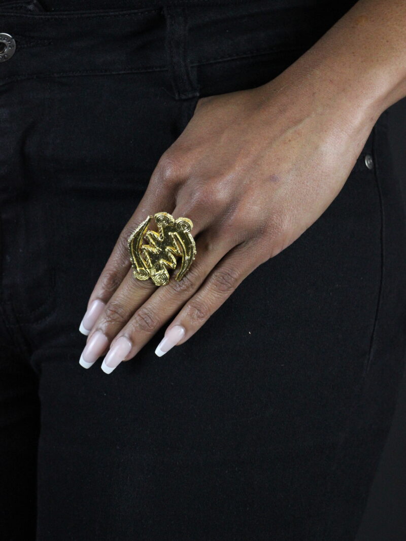 Bague en Poids Akan Symbole
